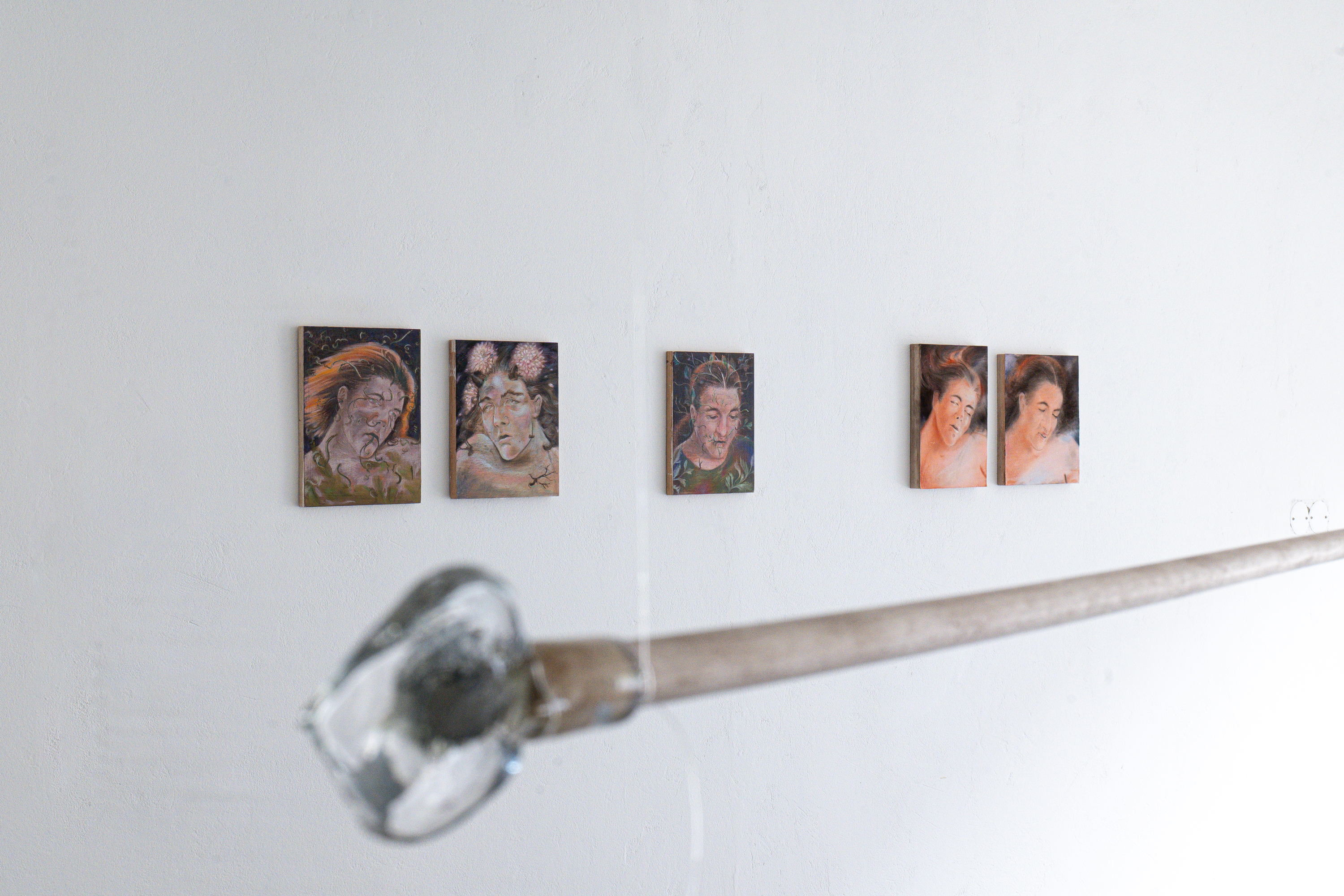 Documentation of a group exhibition of flower talk Květomluva in Entrance Gallery, Lištica